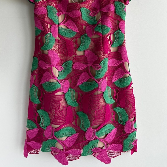 Milly Appliqué Lace Dress size 4 NWT - Picture 6 of 6